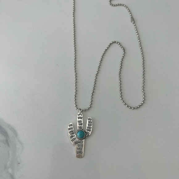 Cute Turquoise Women's Necklace - Picture 4 of 13